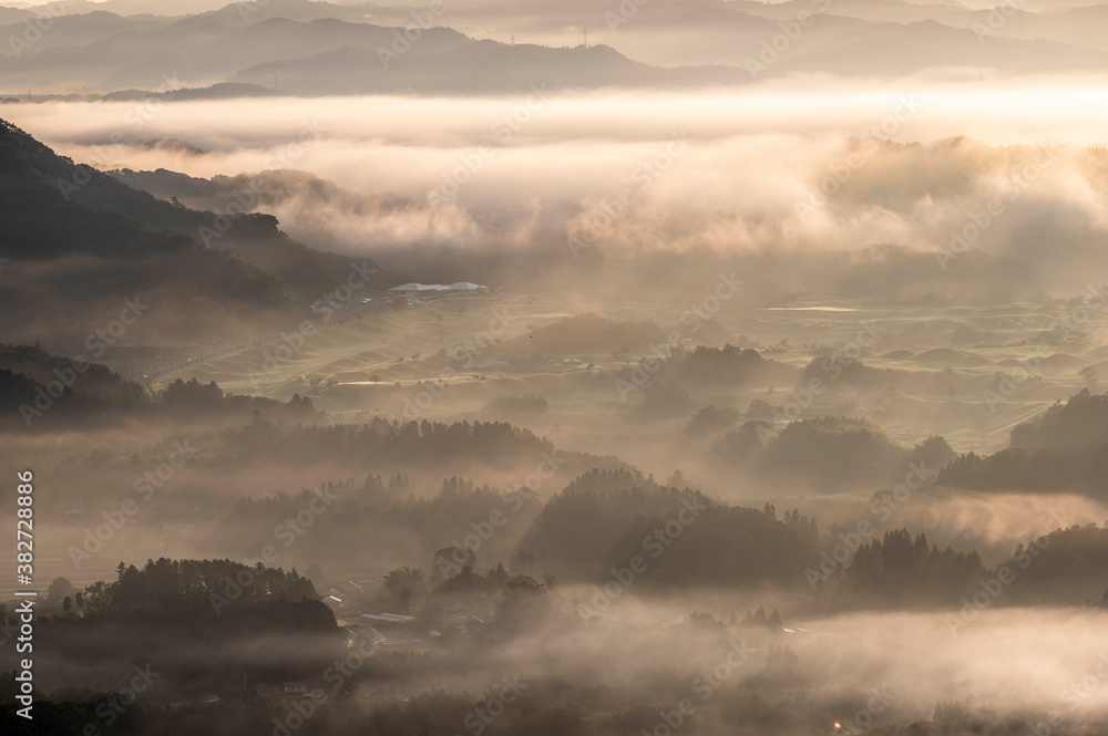 Fototapeta premium 朝焼けの雲海
