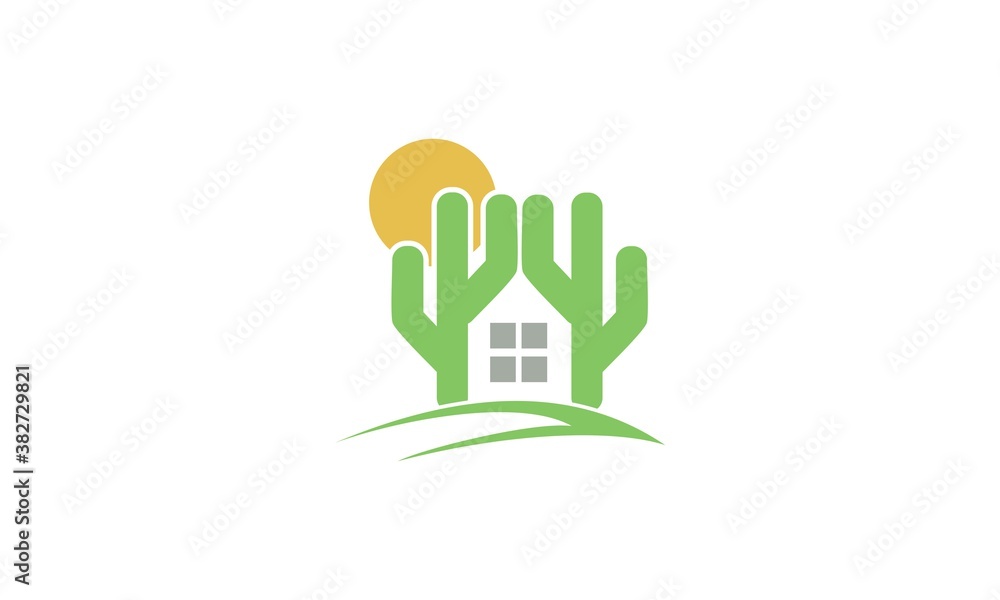Fototapeta premium cactus house