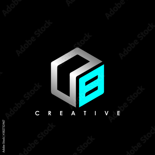 Fotografie OB Letter Initial Logo Design Template Vector Illustration