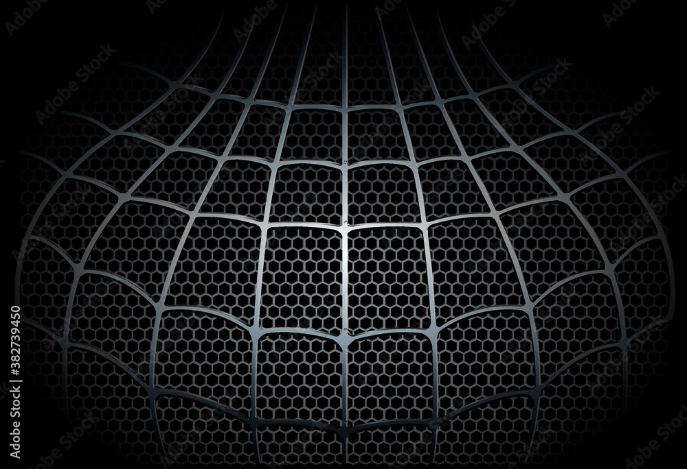 3D net spider background ilustration Stock Vector | Adobe Stock