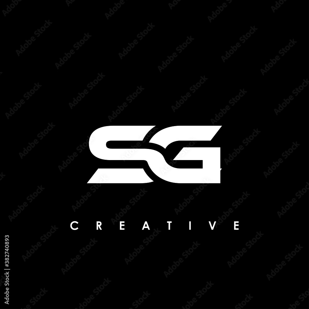 SG Letter Initial Logo Design Template Vector Illustration SG Letter Initial Logo Design Template Vector Illustration
