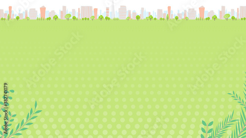 Townscape summer_green 16-9 wide