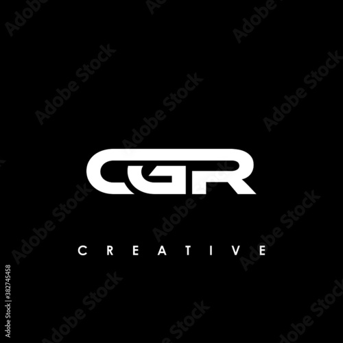 CGR Letter Initial Logo Design Template Vector Illustration