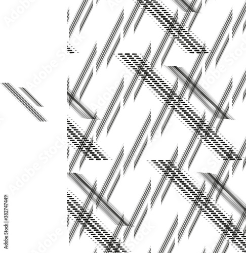 фотографія Abstract austere pattern of black dotted shapes for design.