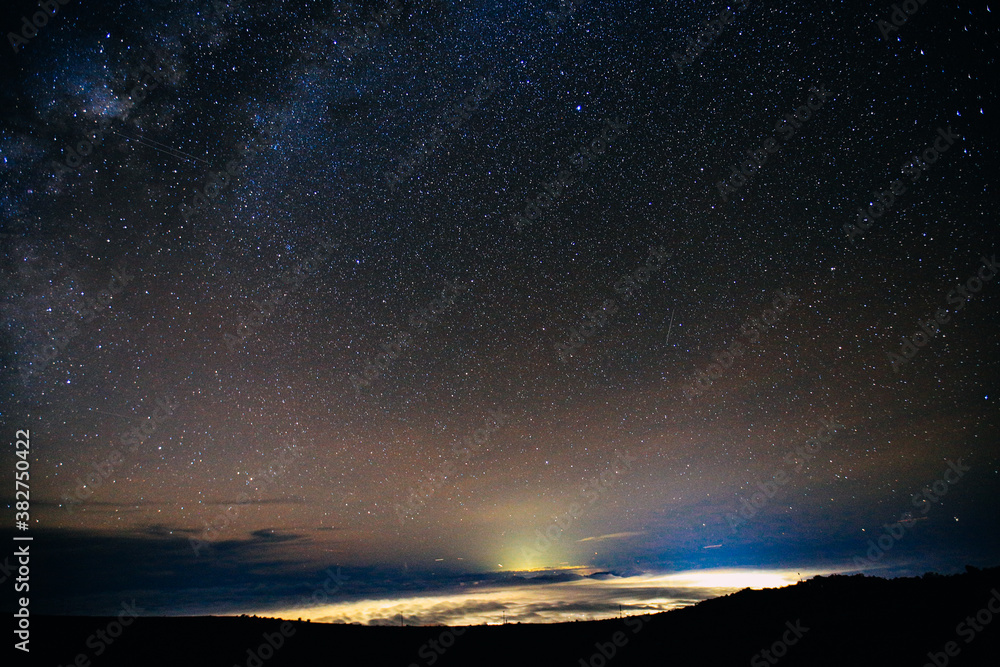Starry Milky Way, Haleakala National Park , Maui, Hawaii