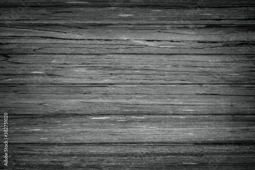 Dark Wood wall or black wood plank texture abstract for background