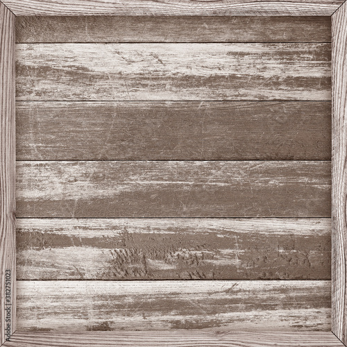 Wooden wall texture, wood frame background