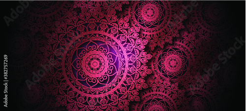 Indian Beautiful mandala background S3