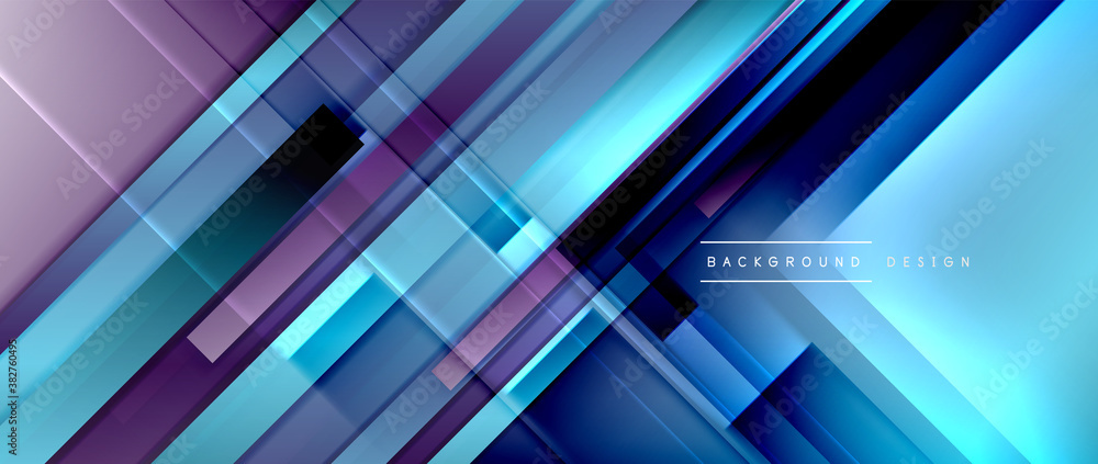 Dynamic lines on fluid color gradient. Trendy geometric abstract background for your text, logo or graphics Dynamic lines on fluid color gradient. Trendy geometric abstract background for your text, logo or graphics