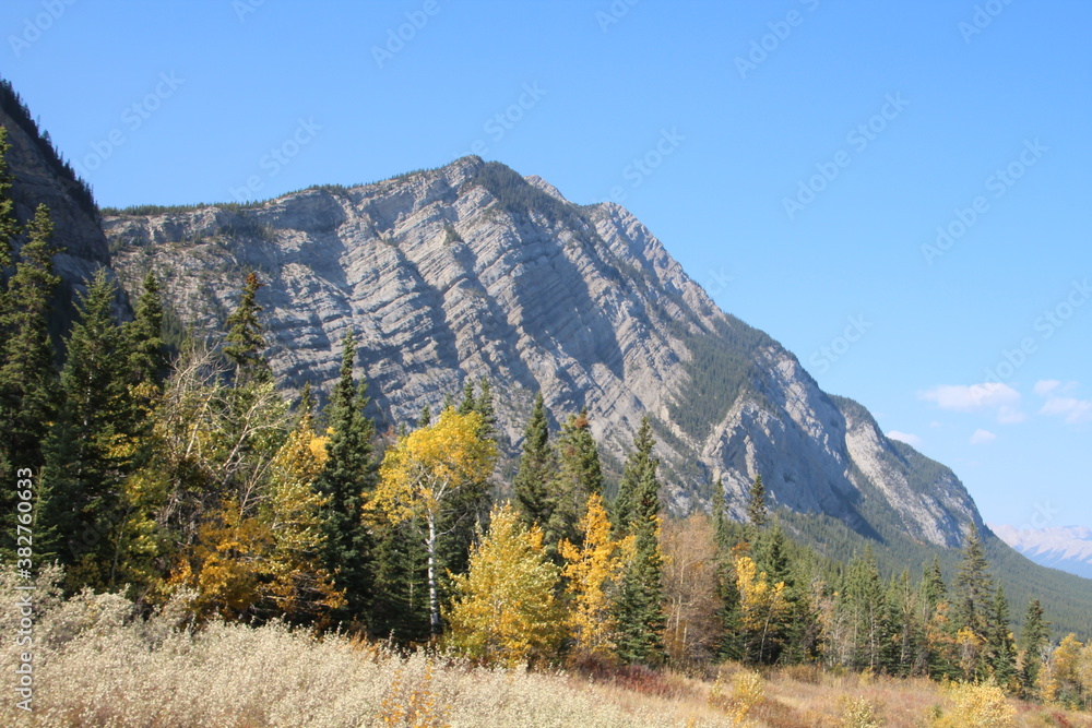 Peak By David Thompson Highway, Nordegg, Alberta