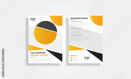 Business brochure cover template