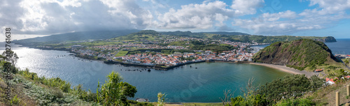 Walk on the Azores archipelago. Discovery of the island of Faial, Azores. Portugal