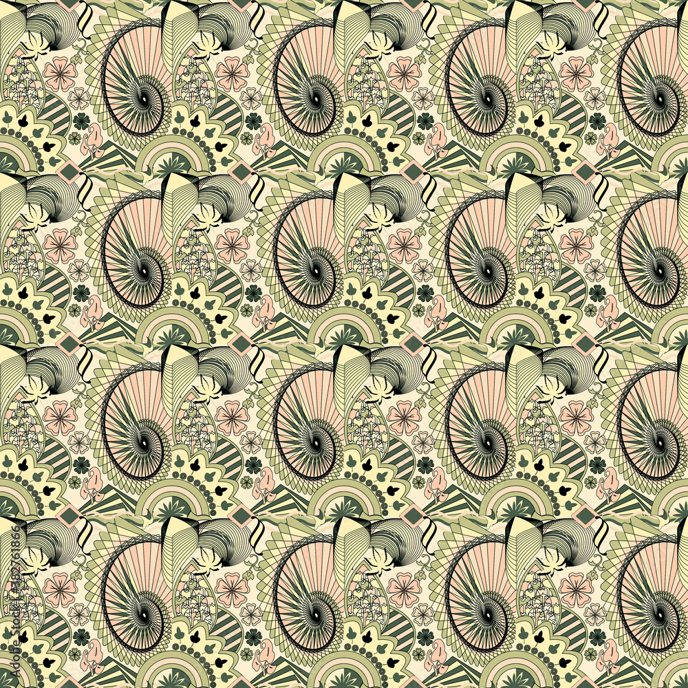 seamless pattern with birds seamless pattern with birds
