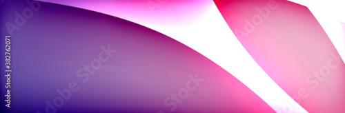 Free Download Fluid gradient neon color waves, vector abstract background - GFXLoad