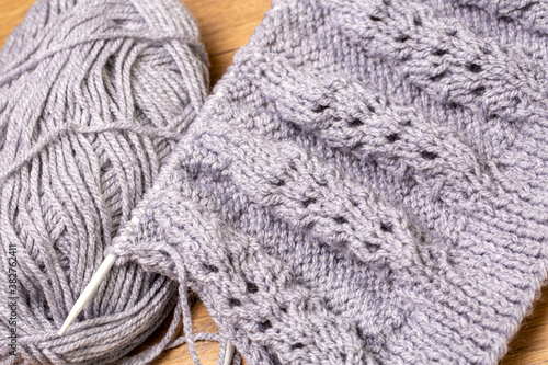 Knitting and knitting needl...