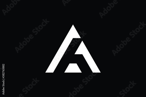 Free Download Minimal Innovative Initial AG logo and GA logo. Letter AG GA G creative elegant Monogram. Premium Business logo icon. White color on black background - GFXLoad