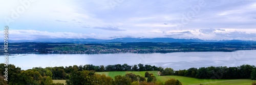 Panorama Murtensee, Schweiz