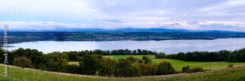 Panoramafoto Murtensee, Schweiz