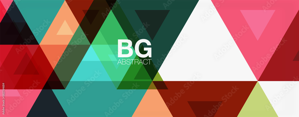 Mosaic triangle pattern abstract background for cover, banner, flyer and poster and other template Mosaic triangle pattern abstract background for cover, banner, flyer and poster and other template