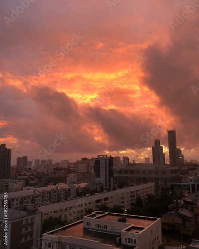 sunset over the city © Марина Бахтина
