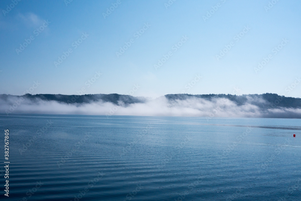 fog over the sea