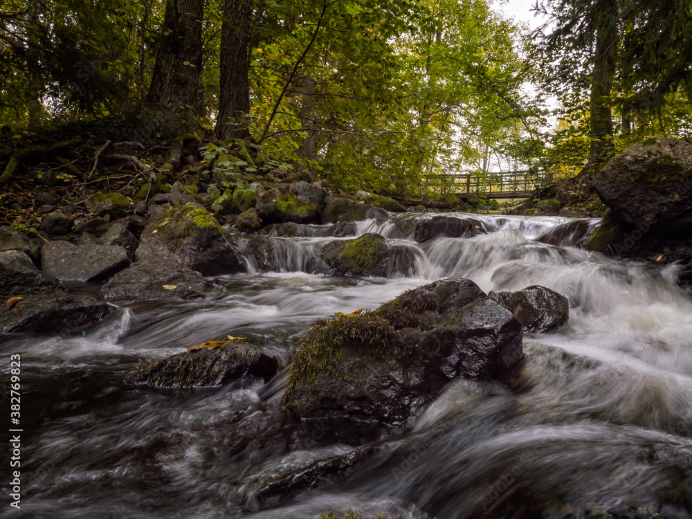 River in autumn- Farnebofjarden national park in north of Sweden. River in autumn- Farnebofjarden national park in north of Sweden.