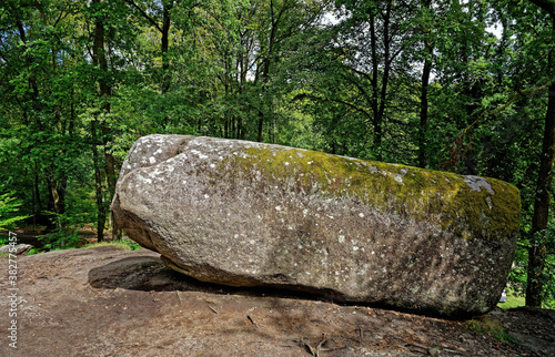 La Roche tremblante, Huelgoat, Monts d’Arrée, Finistère, Bretagne, France
