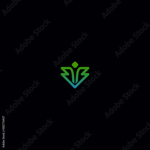 abstract human rise up design