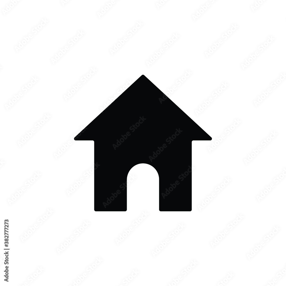 House icon vector isolated on white, logo sign and symbol. House icon vector isolated on white, logo sign and symbol.
