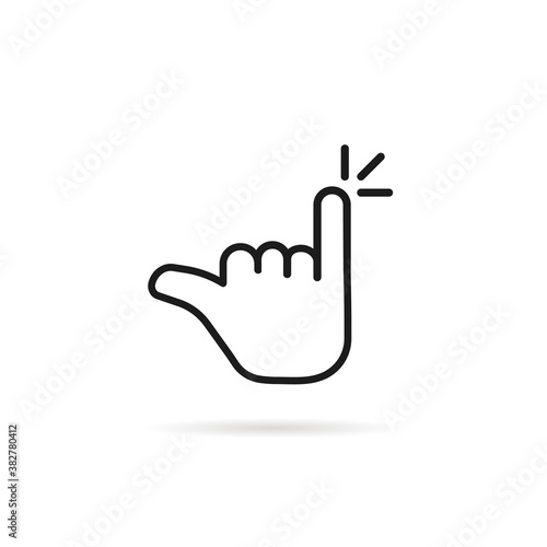 minimal linear pinky finger like promise