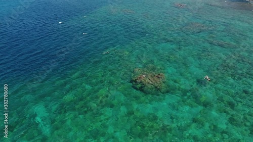 Wallpaper Mural Aerial, pov, crystal clear waters off the coast of Hawaii Island, USA Torontodigital.ca