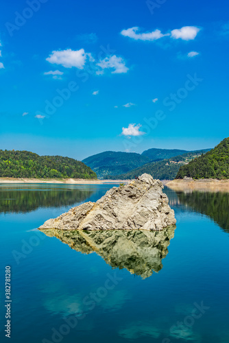 Zaovine lake in Serbia photo