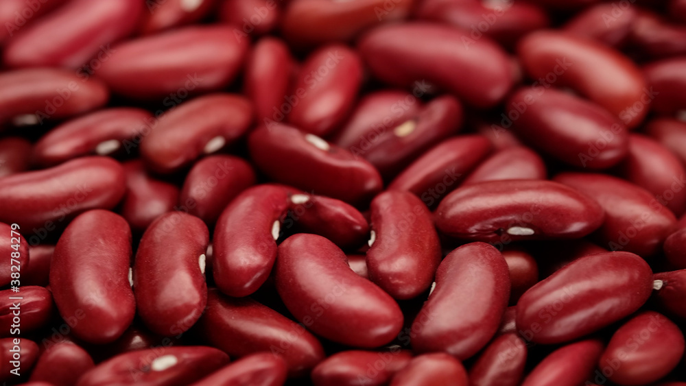 red raw beans top view red raw beans top view