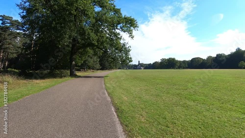 St. Hubertus Hunting Lodge in Dutch National Park De Hoge Veluwe in the Netherlands photo