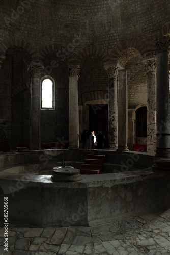 Early Christian Baptistery of Nocera, Campania, Italy.