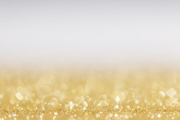 Abstract golden glitter background