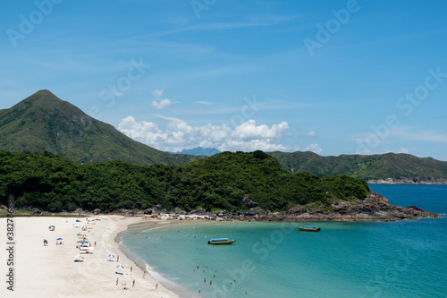 Ham Tin beach in Sai Kung, Hong Kong