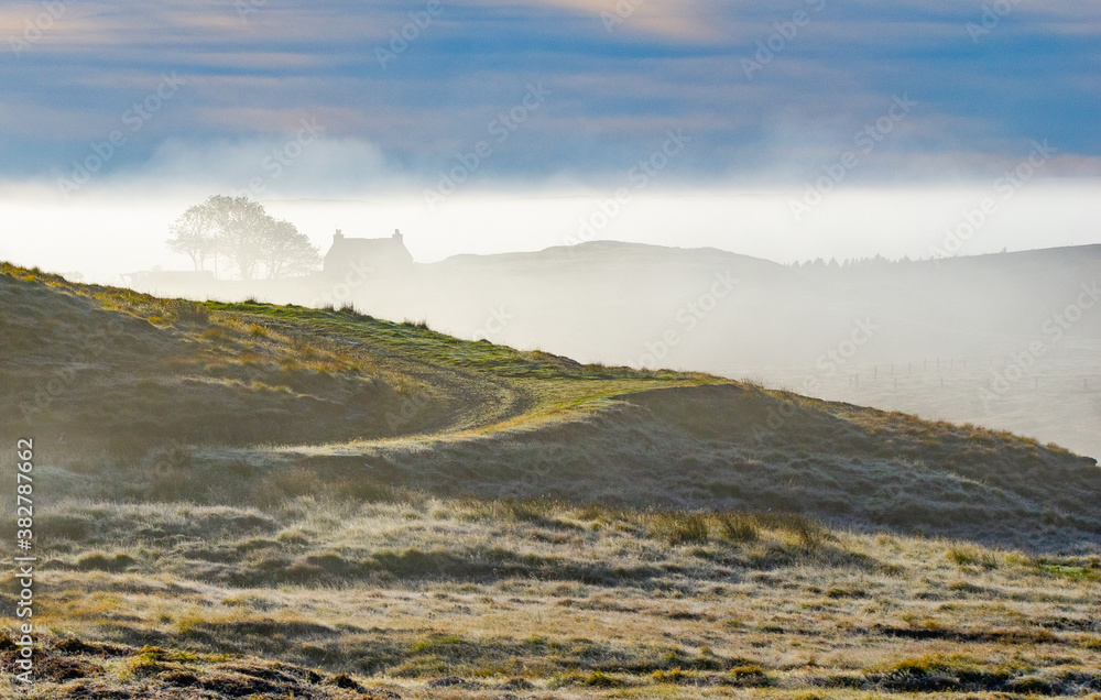 Morning Mist on Isle of Harris Scotland