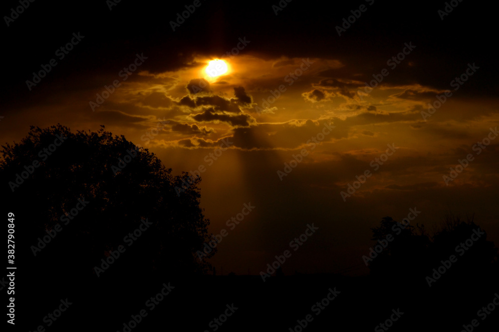 Obraz premium sunset in the sky
