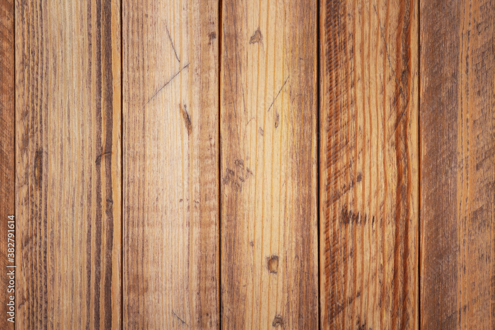 Fototapeta premium old wooden plank board background as texture
