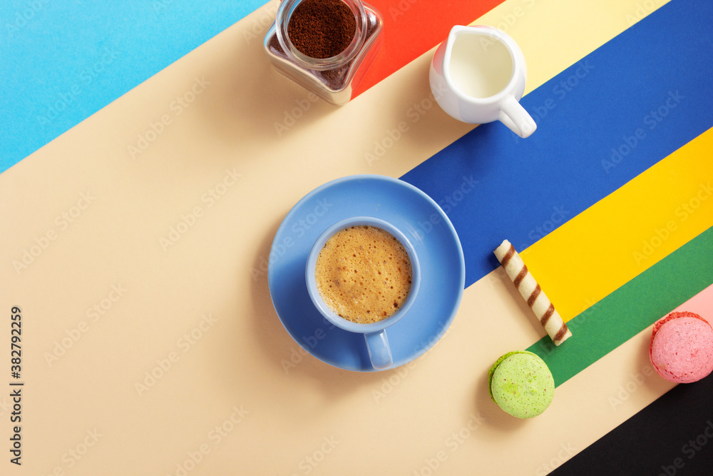coffee cup at abstract paper background coffee cup at abstract paper background