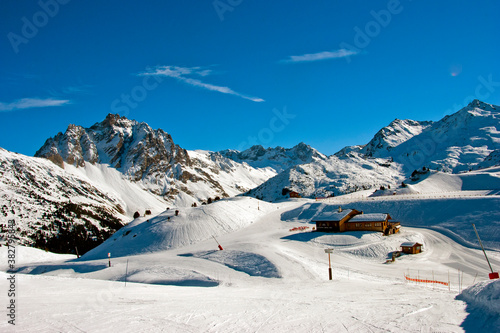 Meribel Mottaret Les Trois Vallees 3 Valleys ski area French Alps France photo