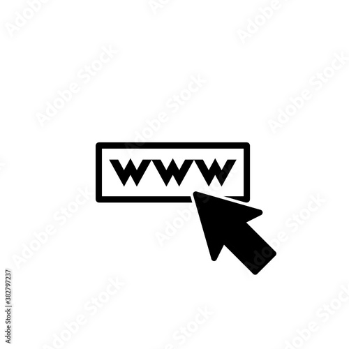 nternet. go to website symbol icon illustration