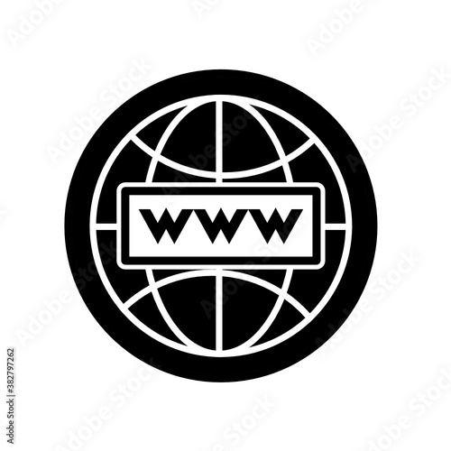 nternet. go to website symbol icon illustration
