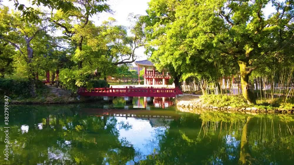 (traditional) Korean-style Gwanghalluwon Garden (traditional) Korean-style Gwanghalluwon Garden