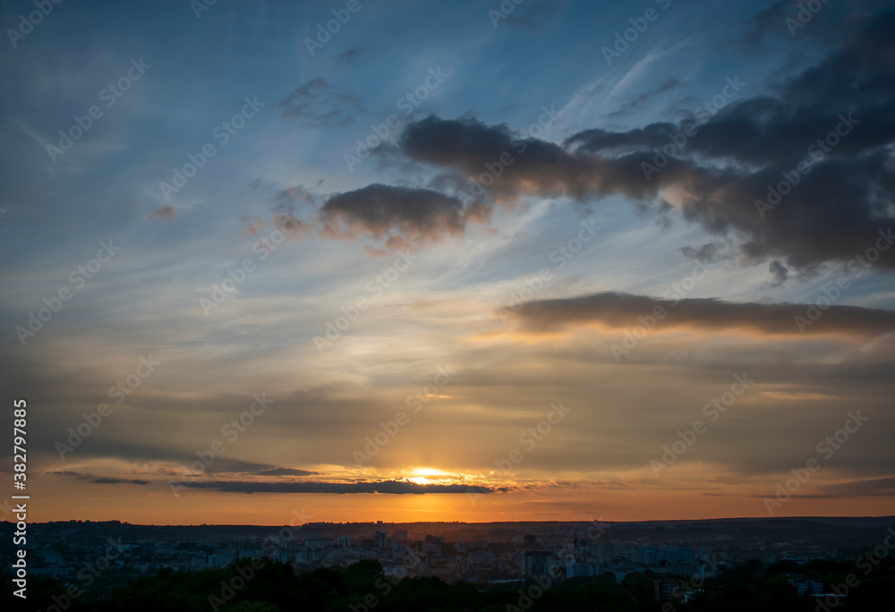 sunset in the sky sunset in the sky