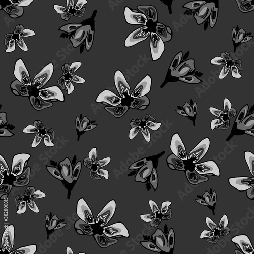 Seamless pattern with spring flowers © gelya28