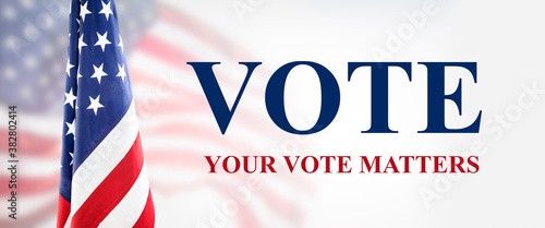 Quadro su tela The concept of free democratic vote elections.