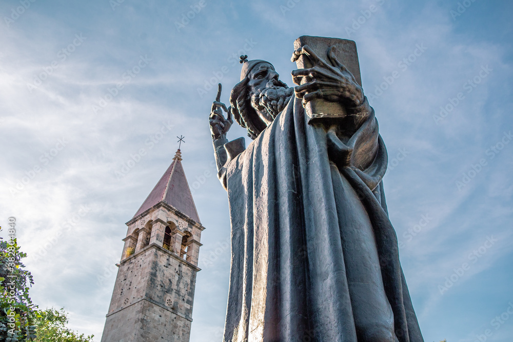 Obraz premium The roman architectures in old town Split, Croatia.