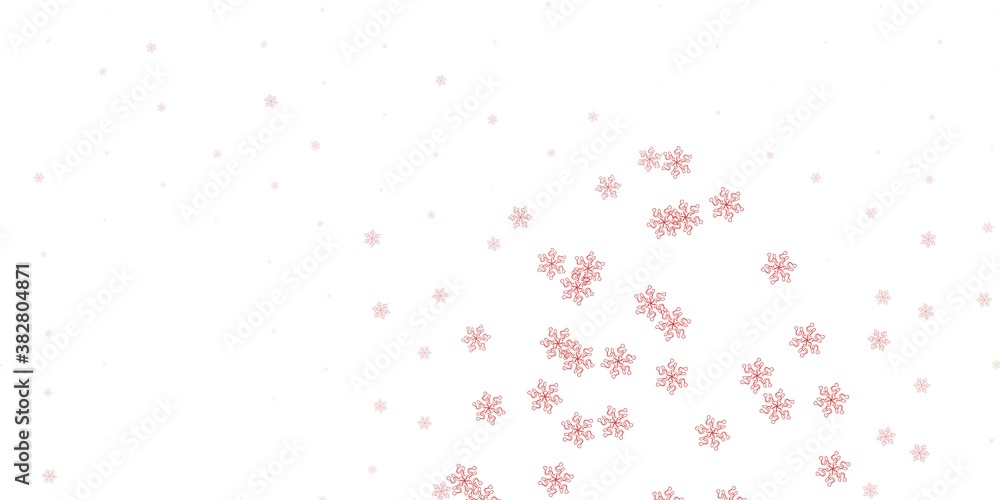 Light red vector natural artwork with flowers. Light red vector natural artwork with flowers.